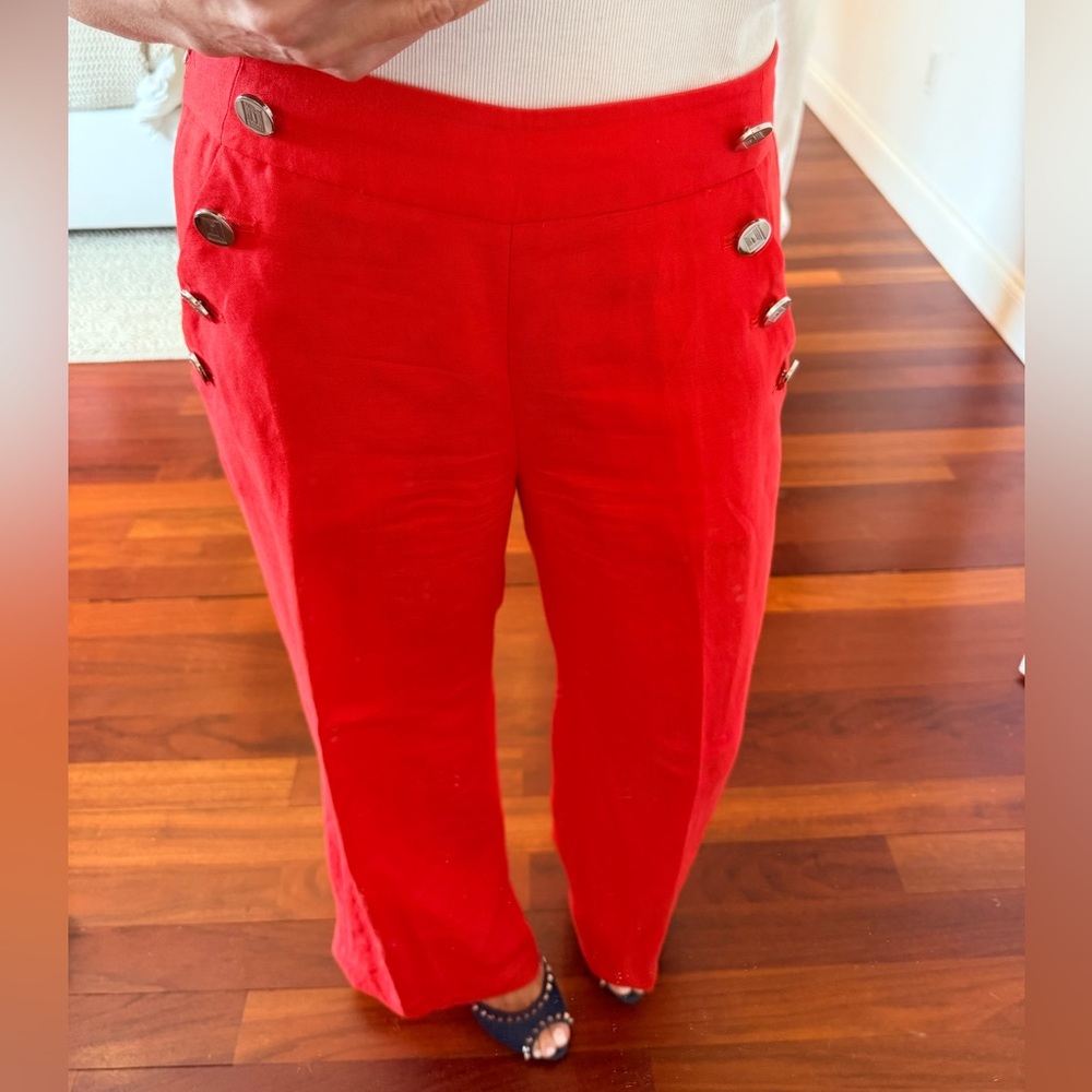 Karl Lagerfeld Bold Red Trousers